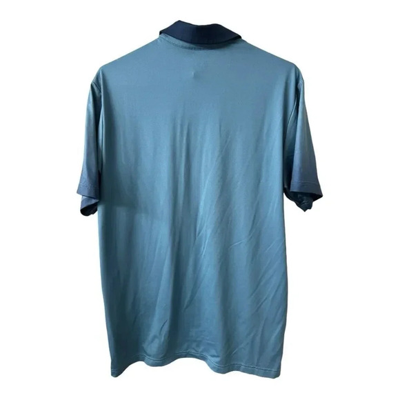 Under Armour Blue Ombré Golf Shortsleeve Polo Size‎ M - Picture 4 of 5